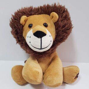 Hershey's Kisses Galerie Plush Lion Stuffed Animal 8" Soft Toy Brown Heart Mane